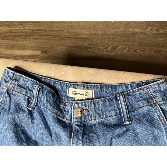 Madewell Wide Sweep Denim Trousers in Java Medium Wash Size 26 - Picture 4 of 11